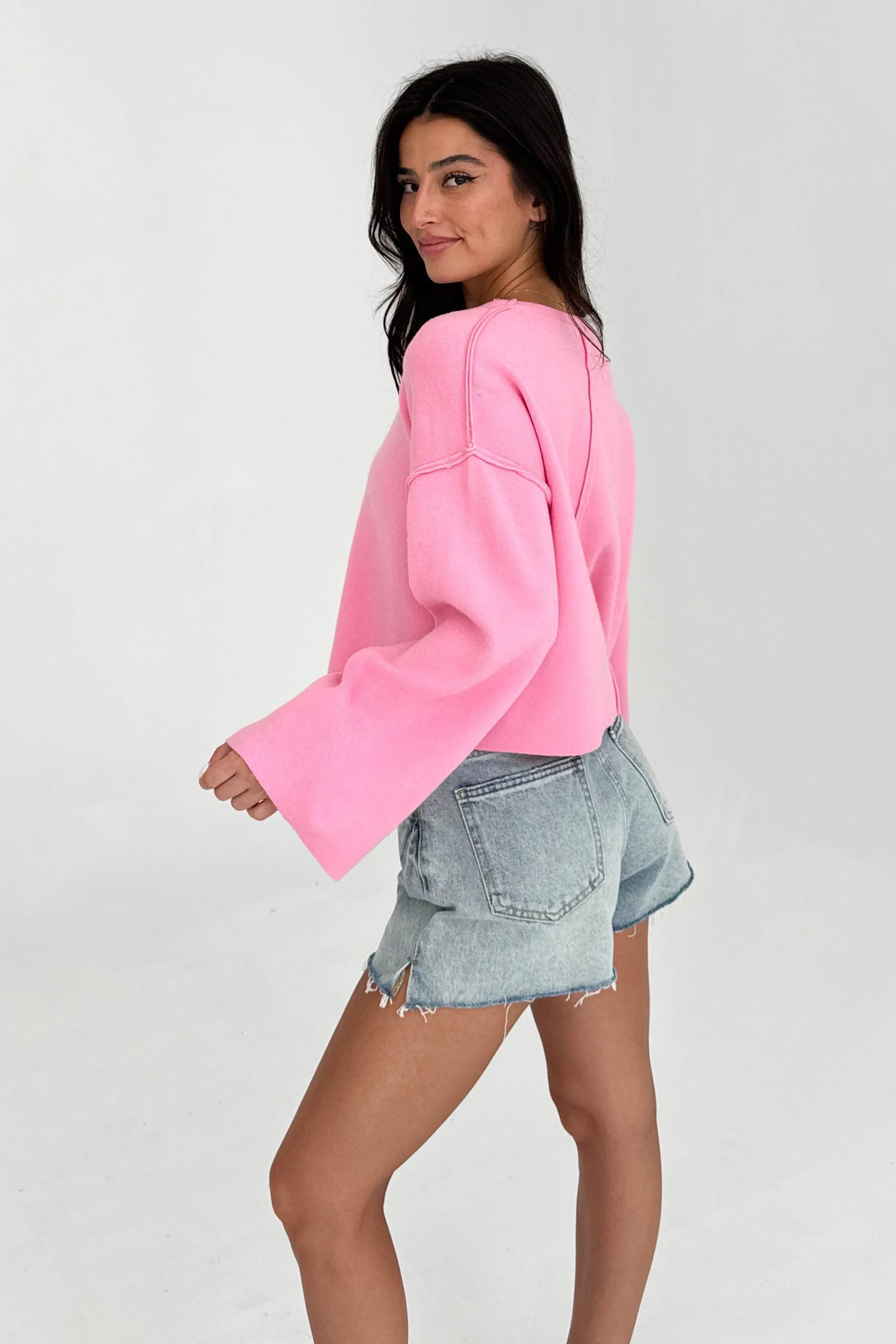 Bella Long Sleeve in Pink