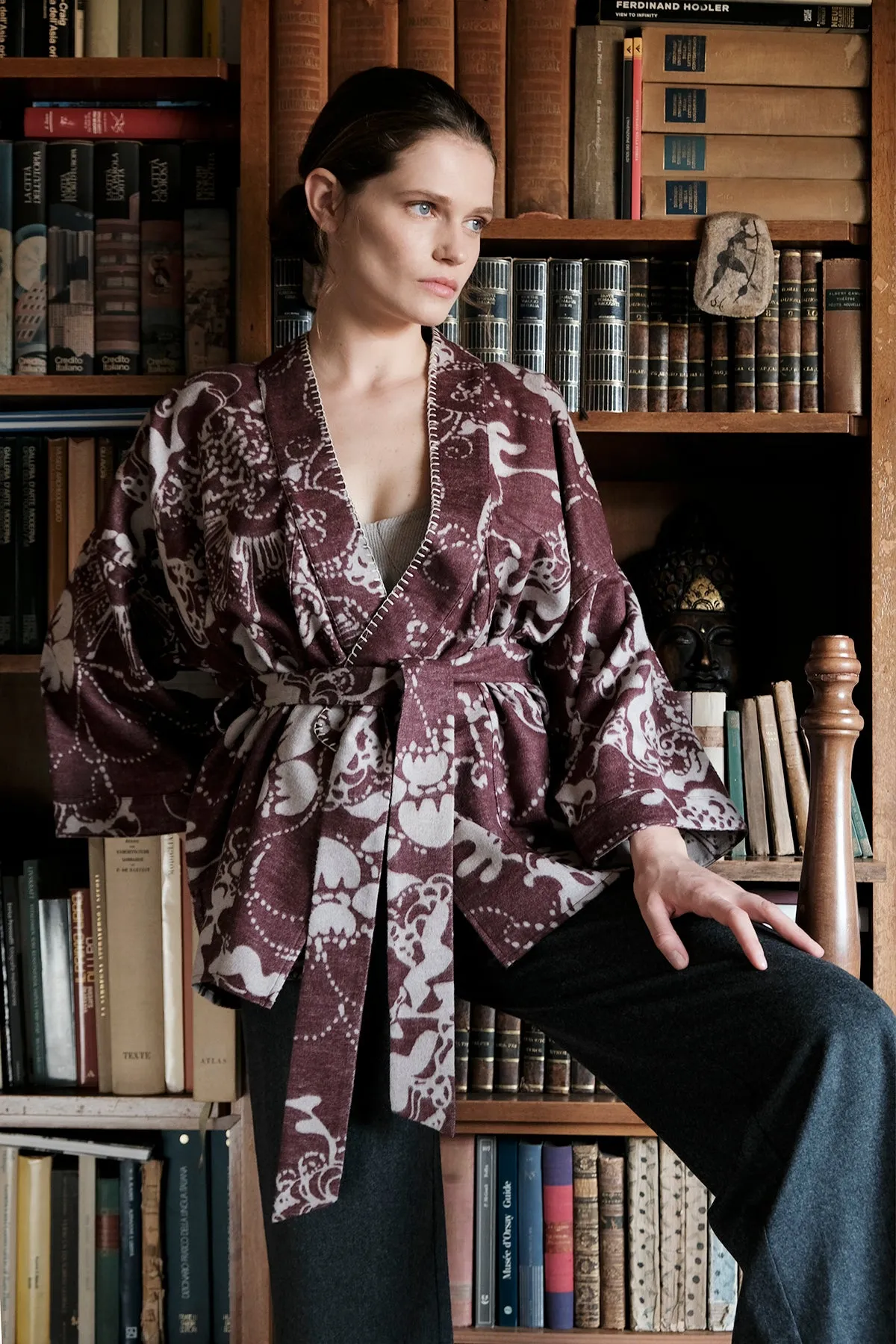 BELLA RESILK KIMONO