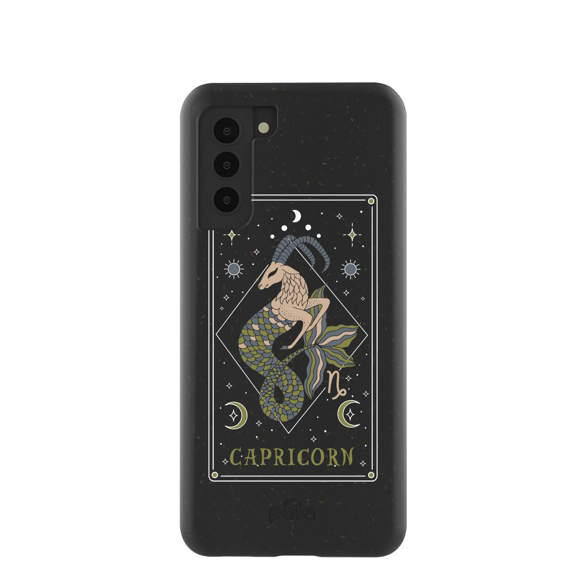 Black Capricorn Samsung Galaxy S21 Case