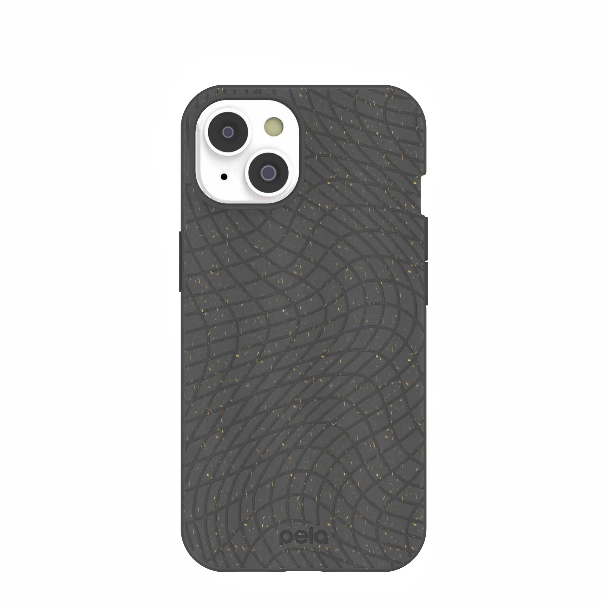 Black Mesh Flex iPhone 14 Case with MagSafe Module