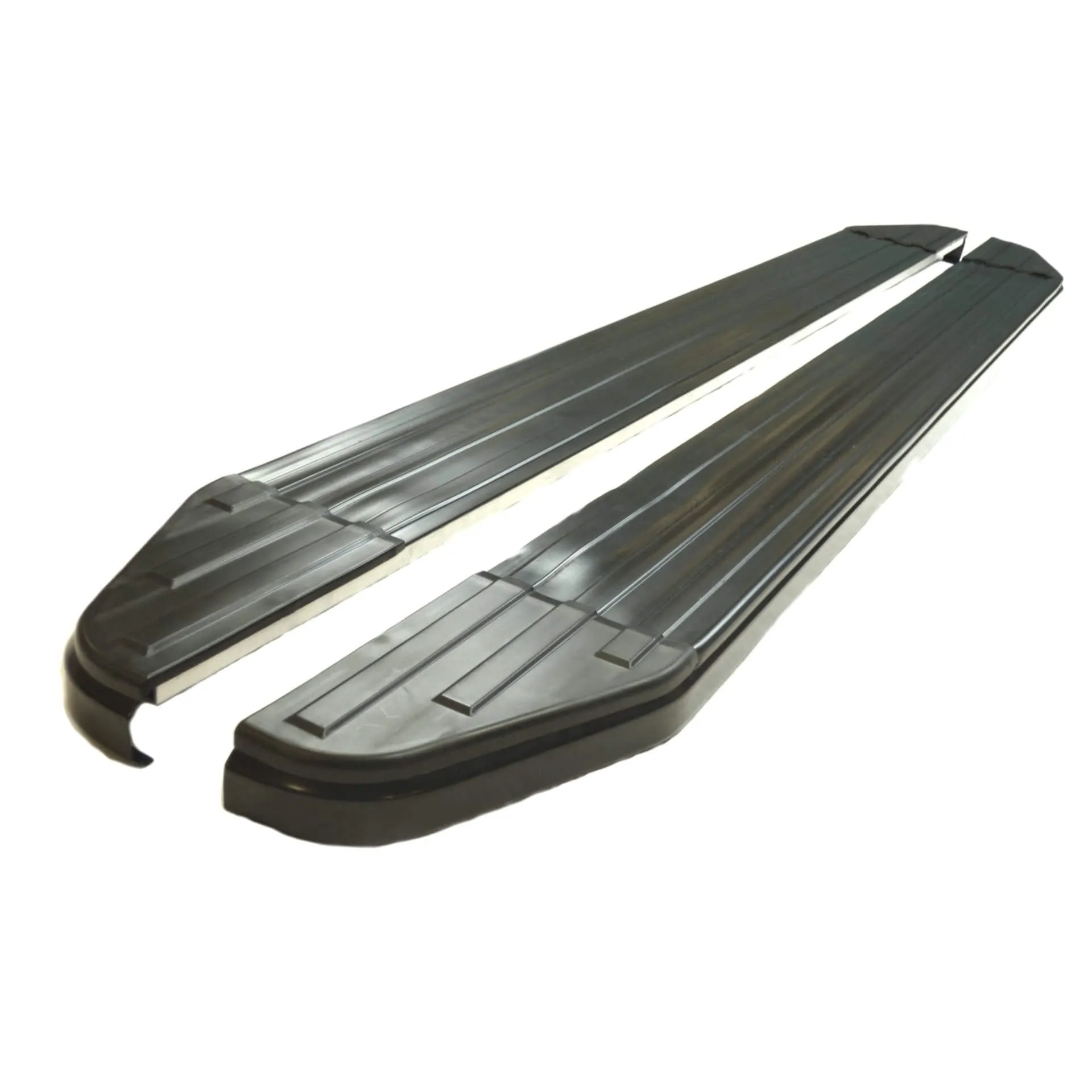 Black Raptor Side Steps Running Boards for Mitsubishi Outlander 2010-2012