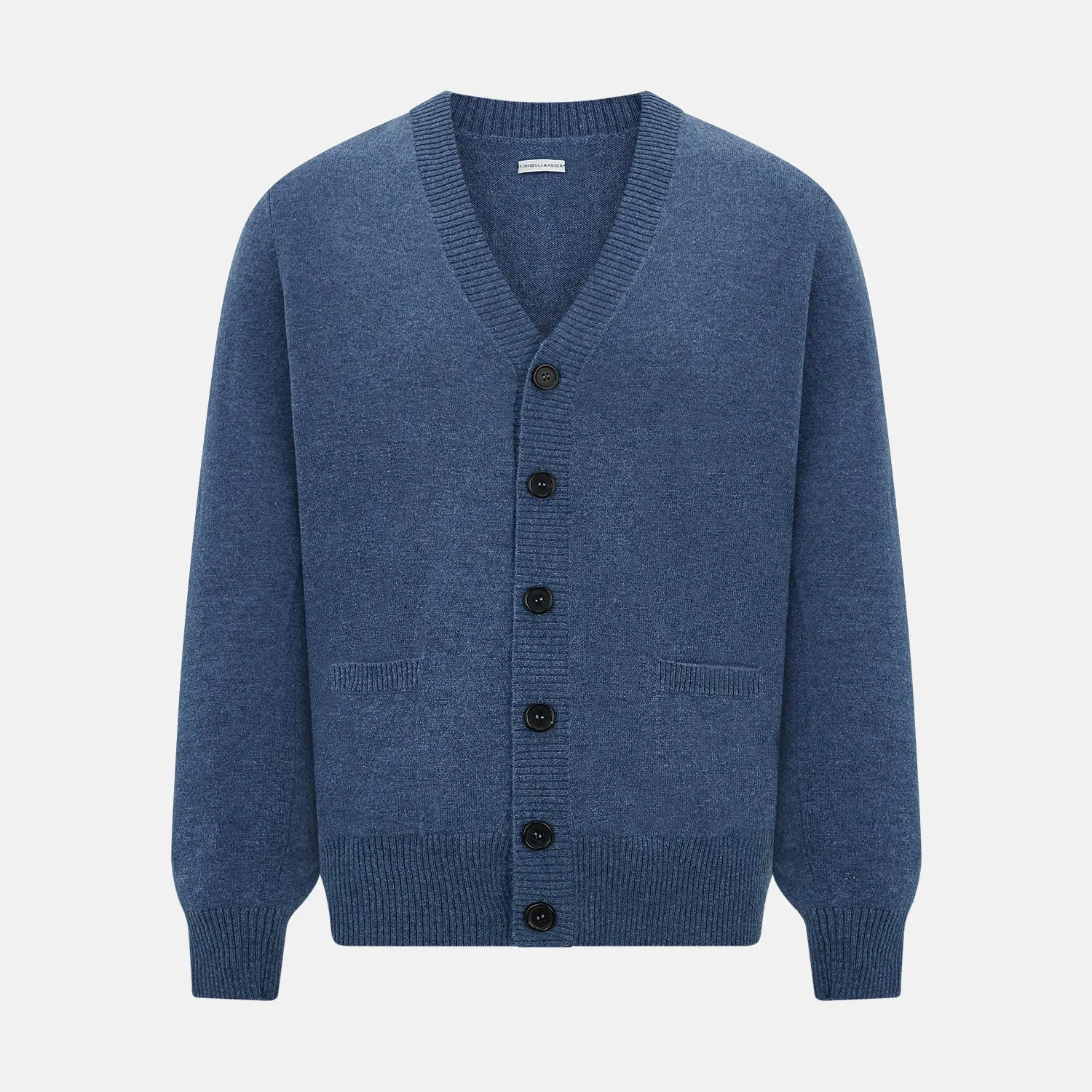 Blue Cashmere Cardigan