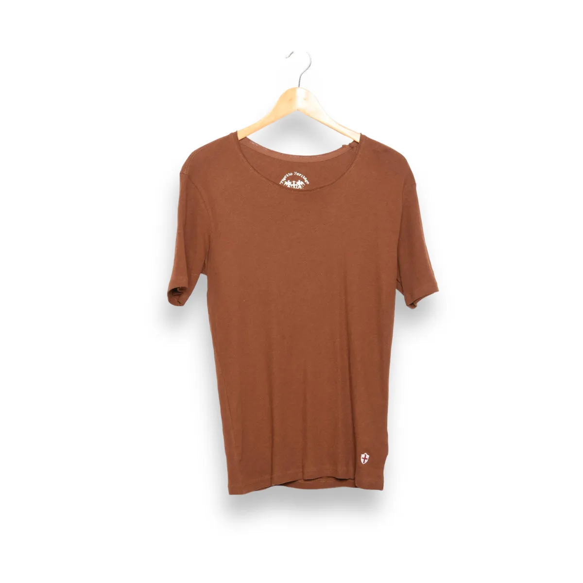 Blue de Genes Lino Nuovo T-Shirt 3008 brownish