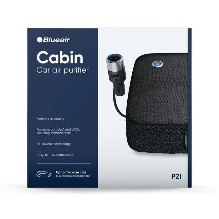 Blueair CABIN-P2I Car Air Purifier With Particle   Carbon Filter