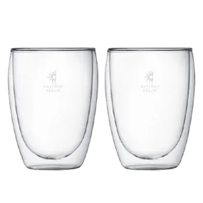 Bodum Pavina 12oz Double Wall Glass Two Piece Set