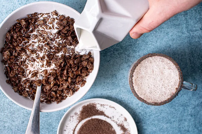 Boozy Chocolate Cereal Milk