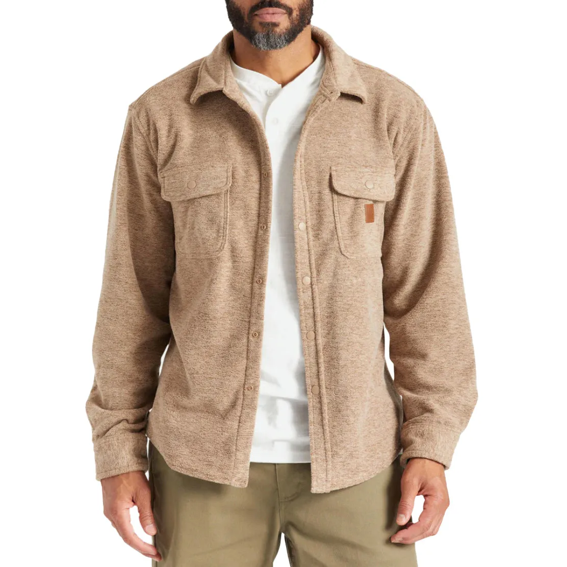 BOWERY L/S ARCTIC STRETCH FLEE OATMEAL