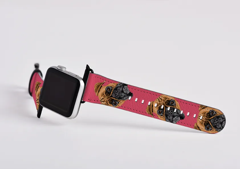 Boxer Soho Pink Apple Watch Strap