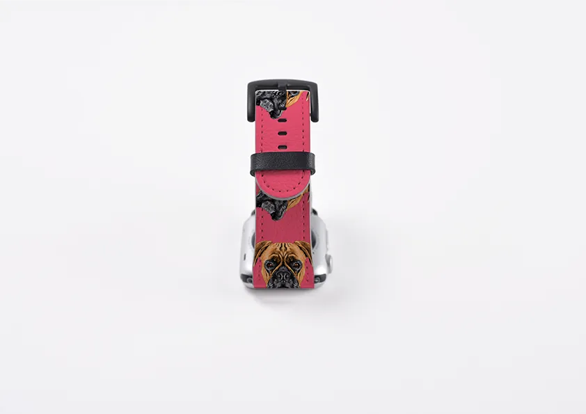 Boxer Soho Pink Apple Watch Strap