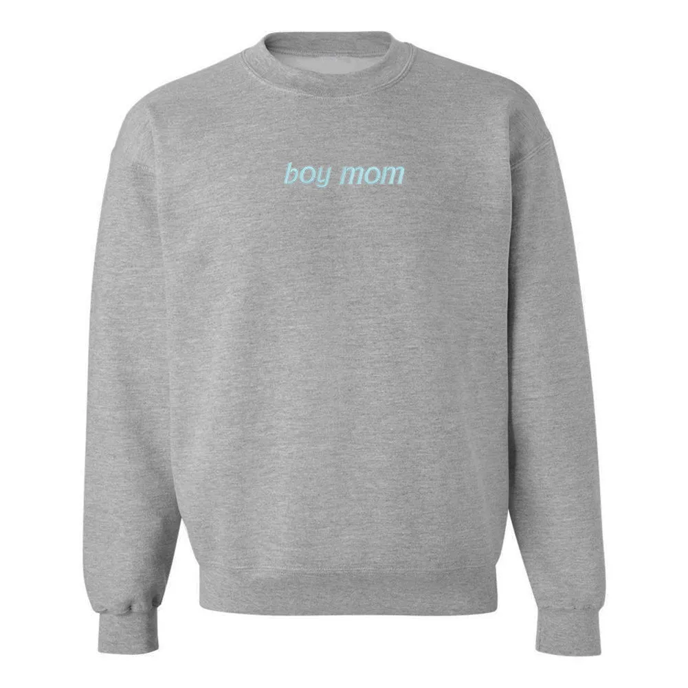 'Boy Mom' Crewneck Sweatshirt