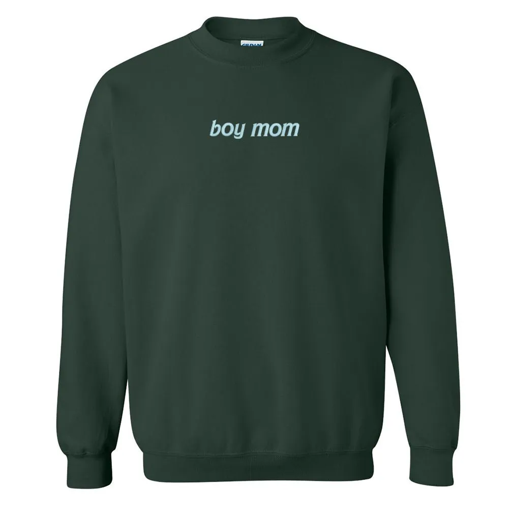 'Boy Mom' Crewneck Sweatshirt