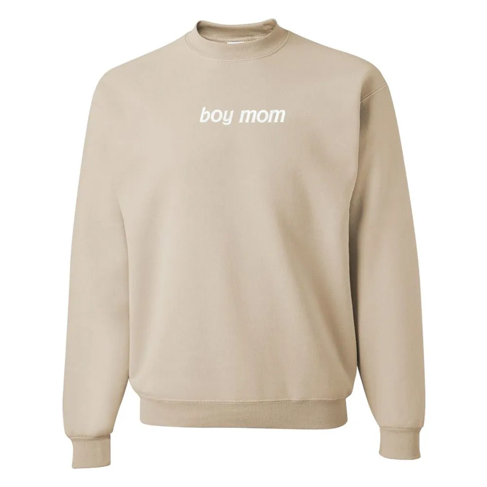 'Boy Mom' Crewneck Sweatshirt