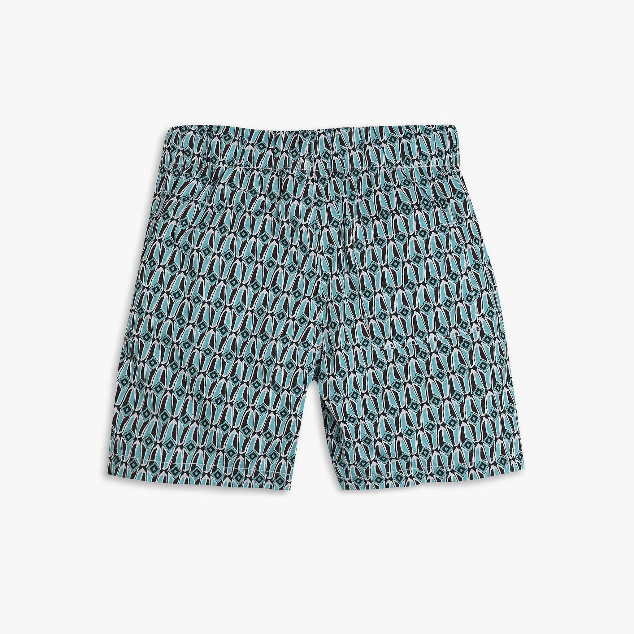 Boys Regular Fit Printed Mid Rise Shorts