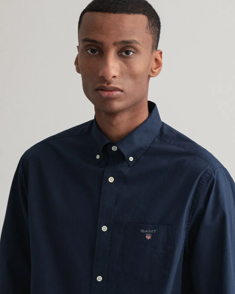 Broadcloth L/S Shirt - Marine