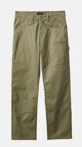 Builders  Carpenter Stretch Pant-Olive Surplus- Brixton