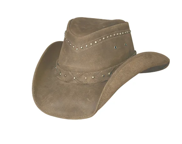 Bullhide Burnt Dust Leather Cowboy Hat Style 4015BR