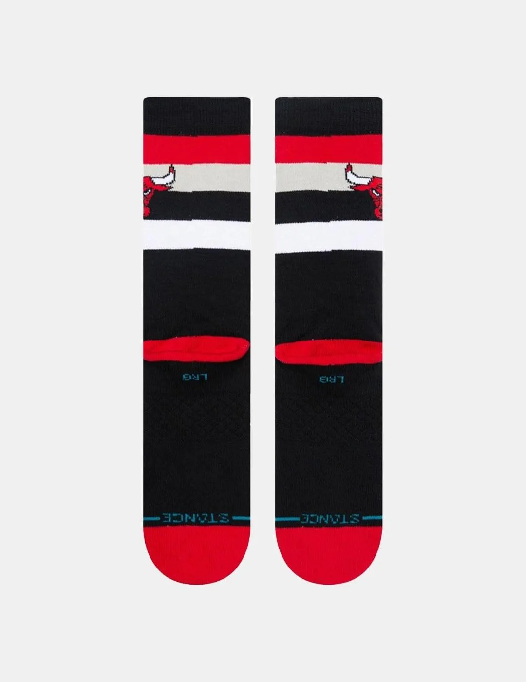 Calcetines Stance Bulls 2 Pack Negro Rojo