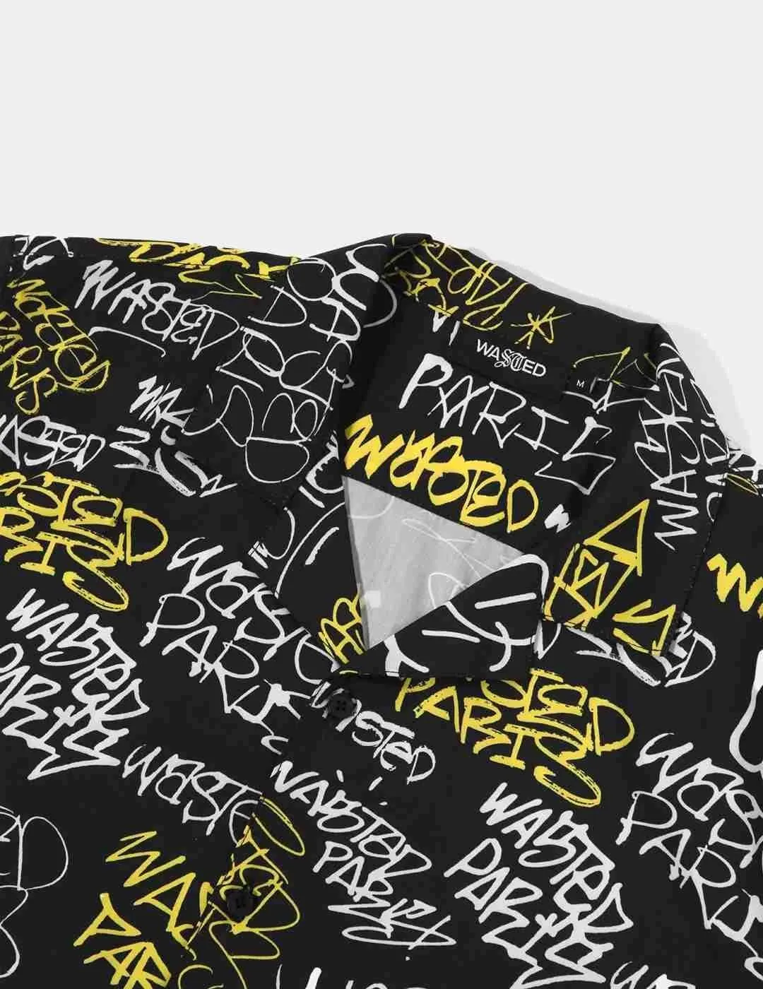 Camisa Wasted Paris Ground Negro