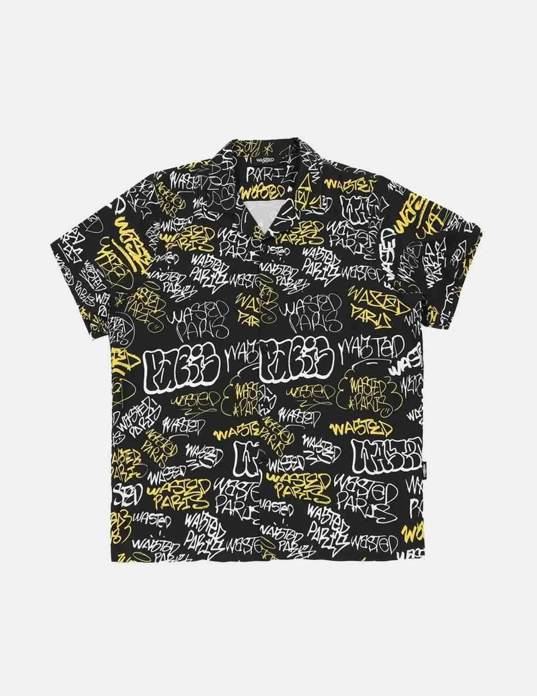 Camisa Wasted Paris Ground Negro