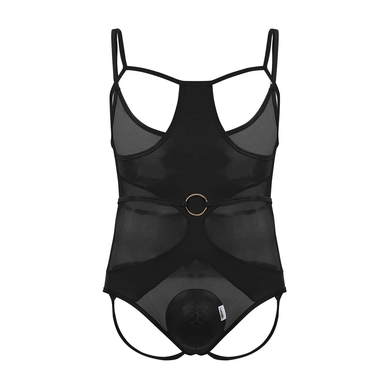 CandyMan 99670 Harness Bodysuit Color Black