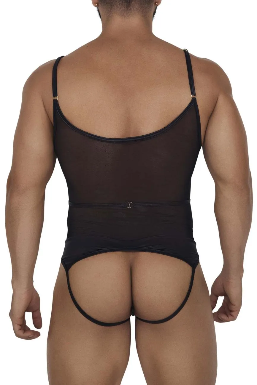 CandyMan 99670 Harness Bodysuit Color Black