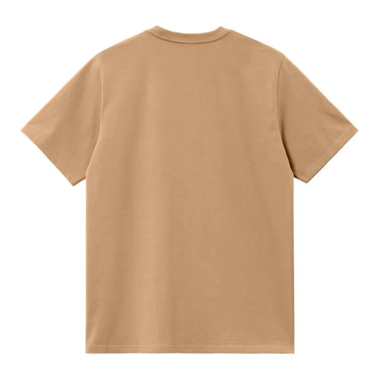 CARHARTT WIP AMERICAN SCRIPT PEANUT - CAMISETA