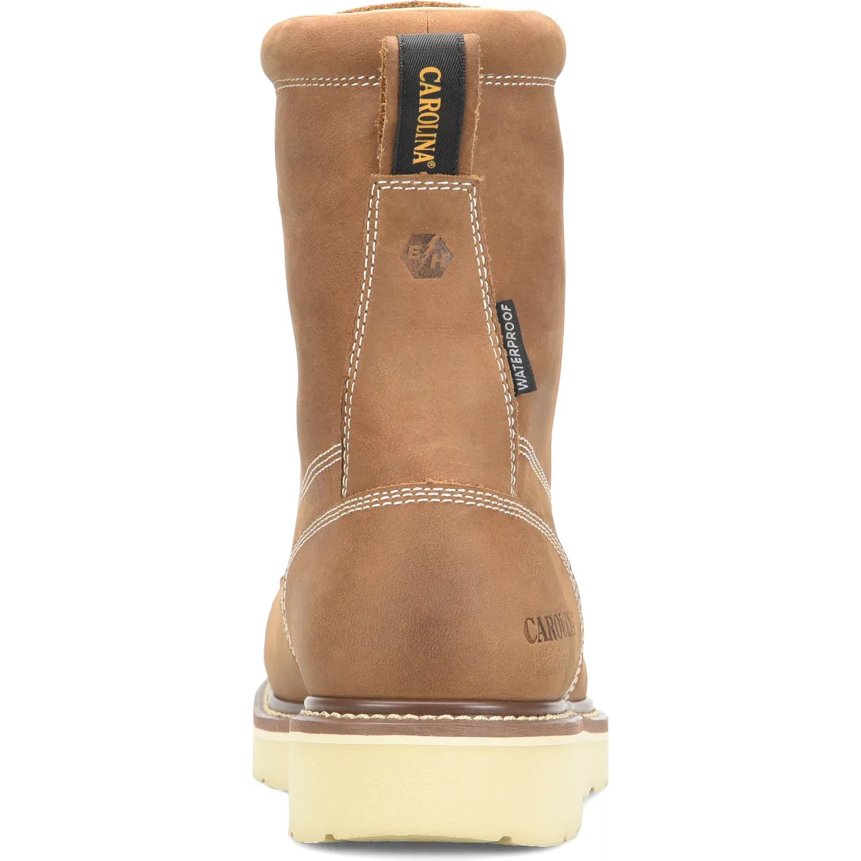 Carolina Men’s AMP 8” Comp Toe WP Wedge Work Boot - Brown - CA7842