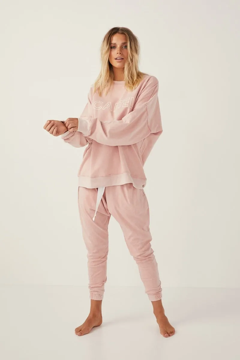 Cartel & Willow - Piper Sweater - Pink Sandwash