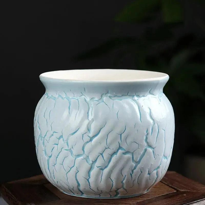 Ceramic Flower Pot Chinese Style Succulent Thumb