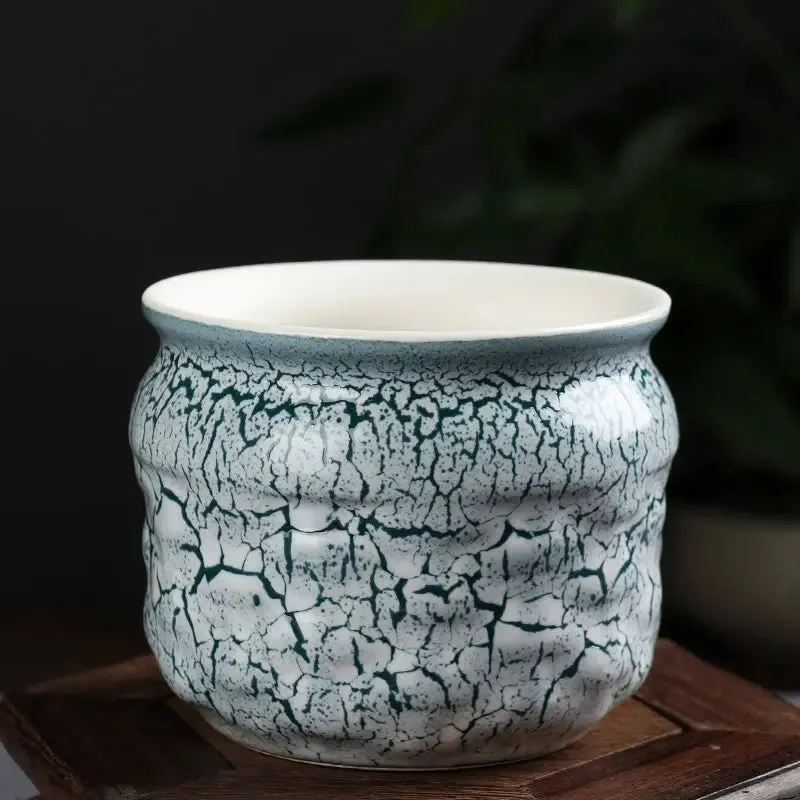 Ceramic Flower Pot Chinese Style Succulent Thumb