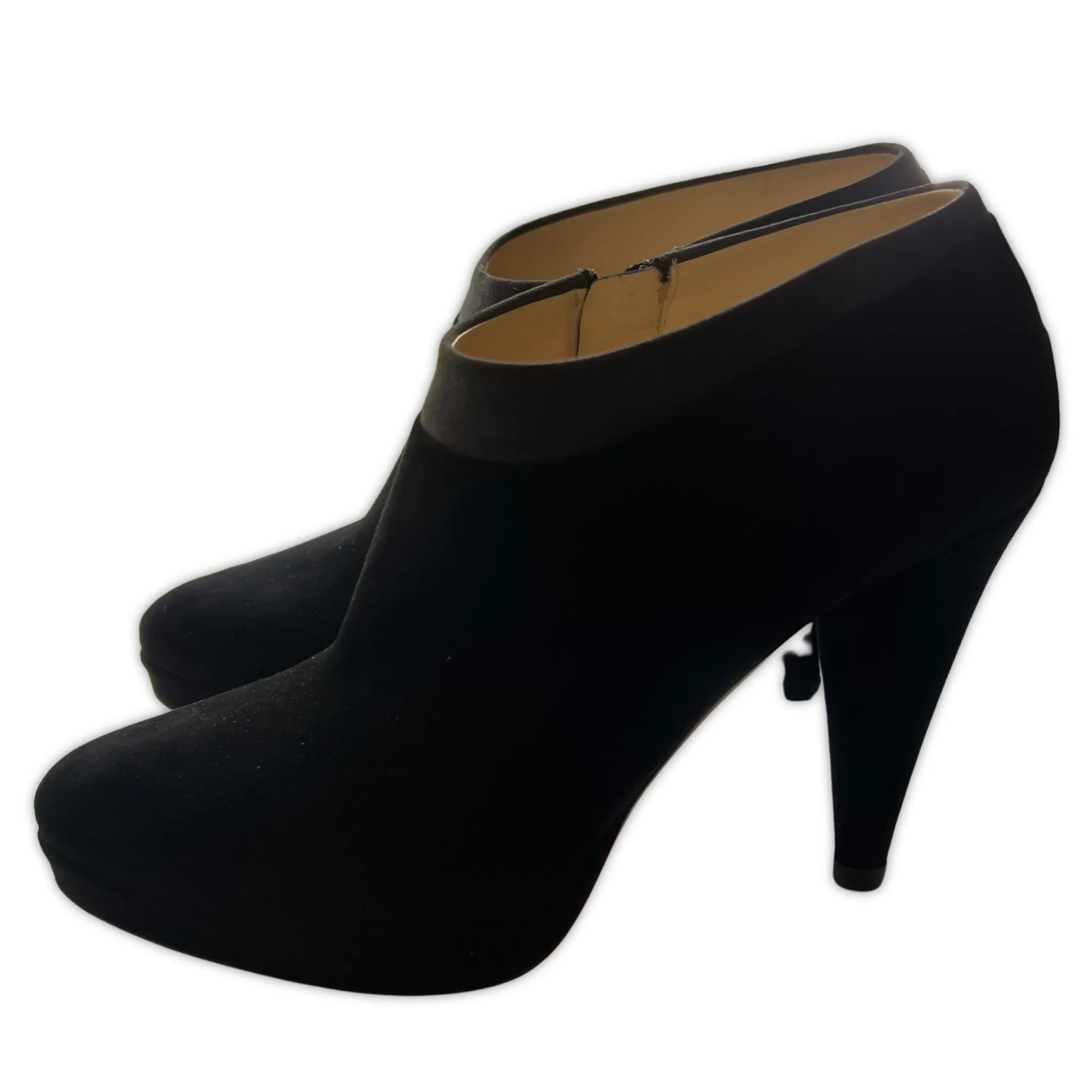 CHANEL Black Ankle Boots | Size 38.5