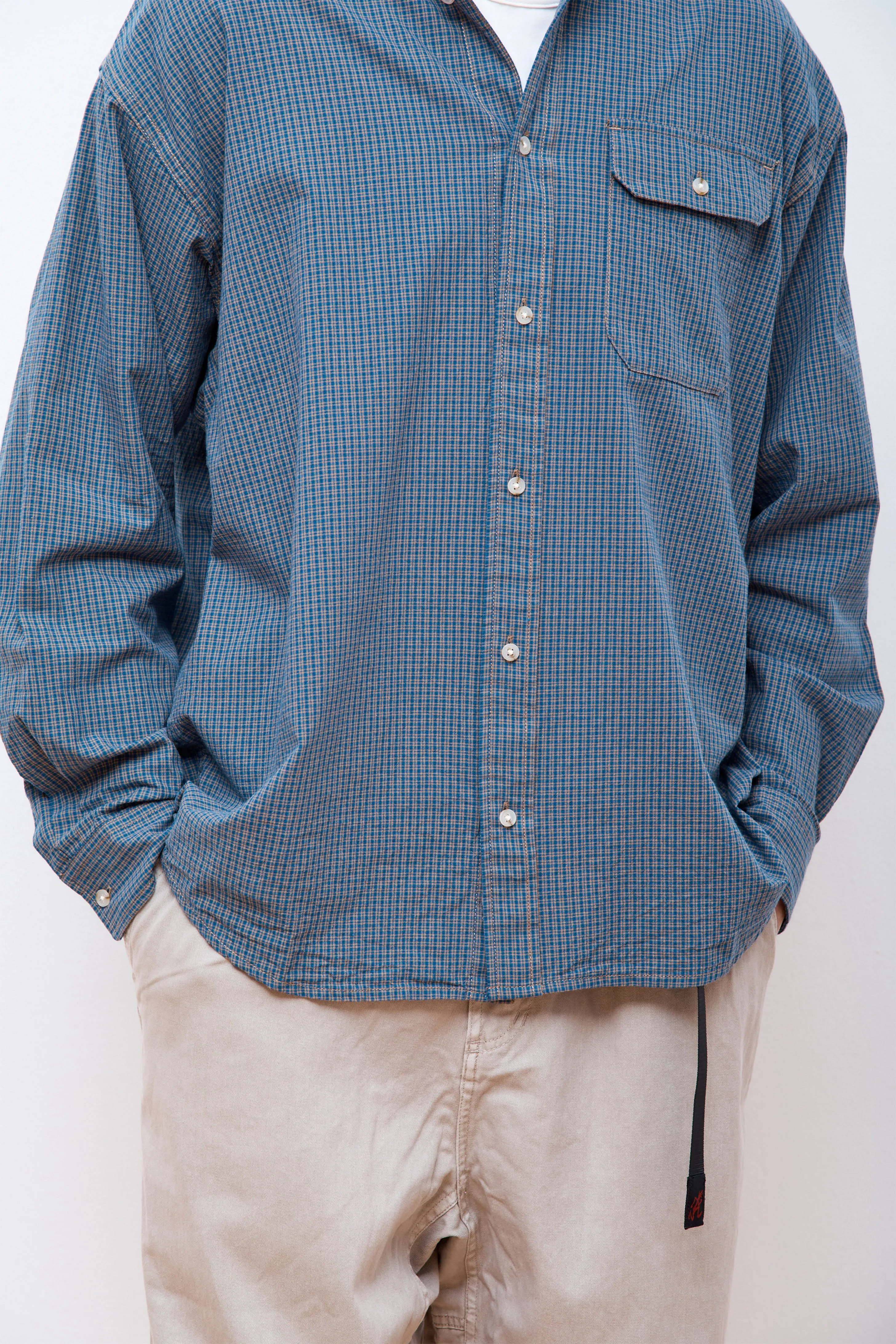 Checkered Stance Shirt Sierra Check Navy