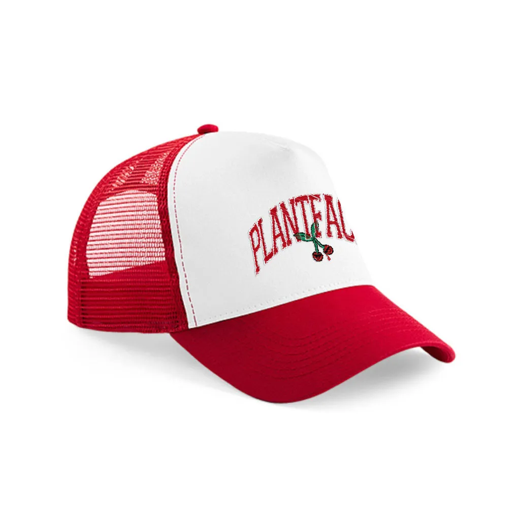 Cherry Trucker Cap - All Red