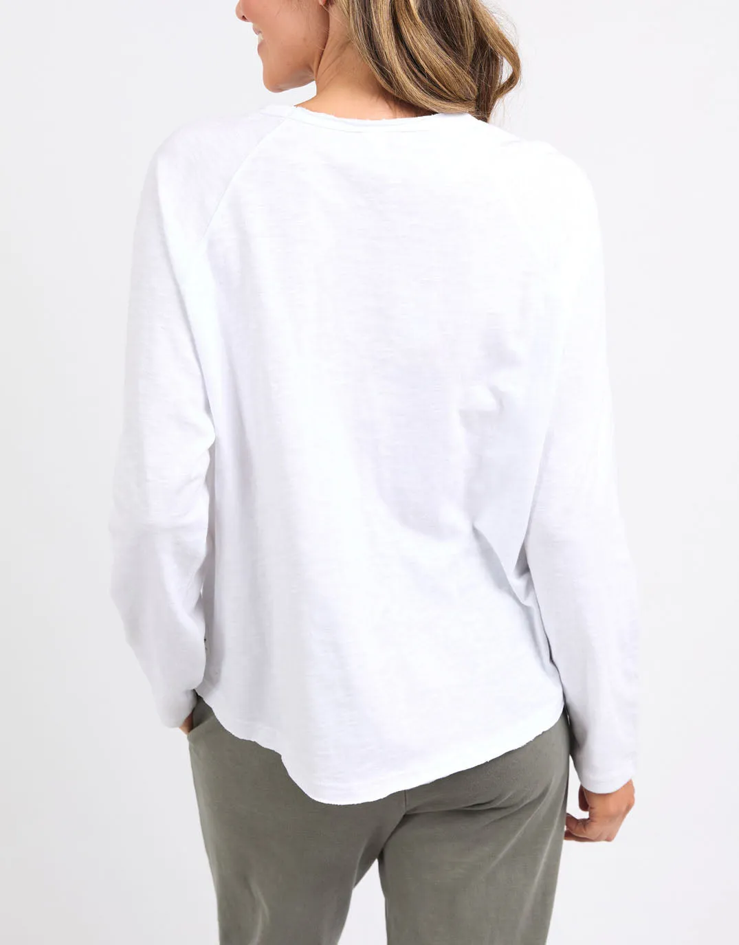 Chris Long Sleeve Sweat - White