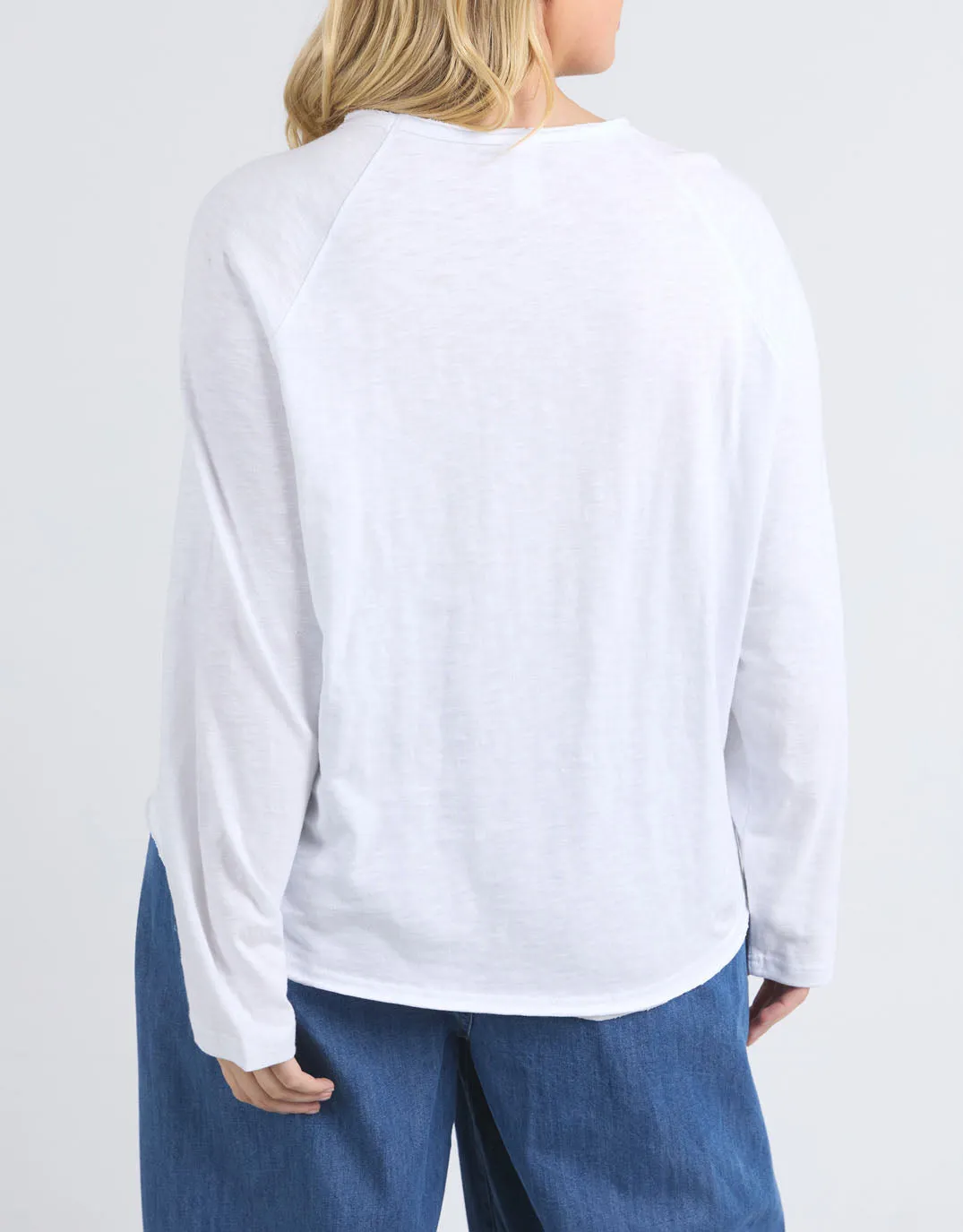 Chris Long Sleeve Sweat - White