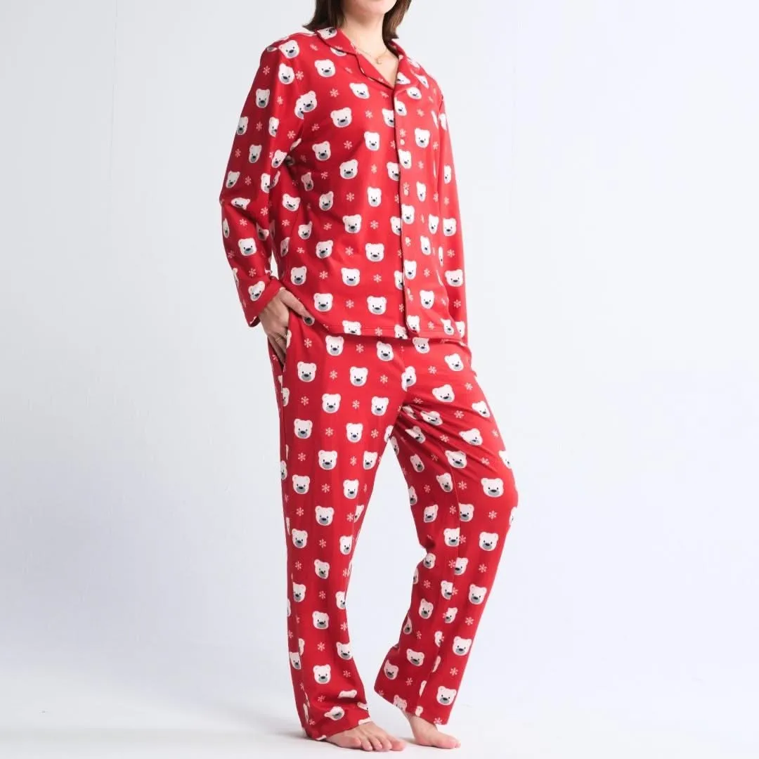 Christmas Pajama Top - Polar Bear