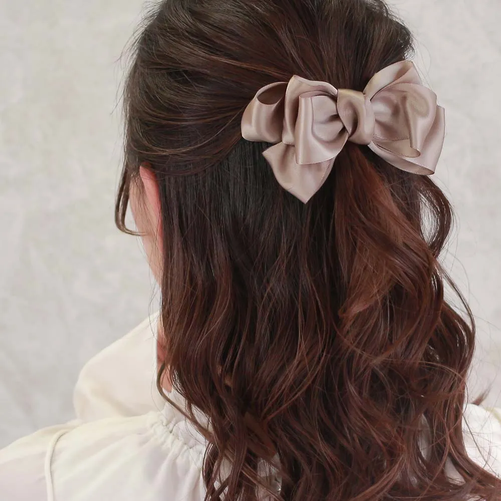 Chunky Bow Hair Barrette