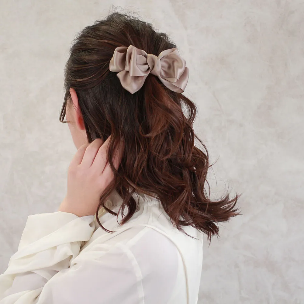 Chunky Bow Hair Barrette