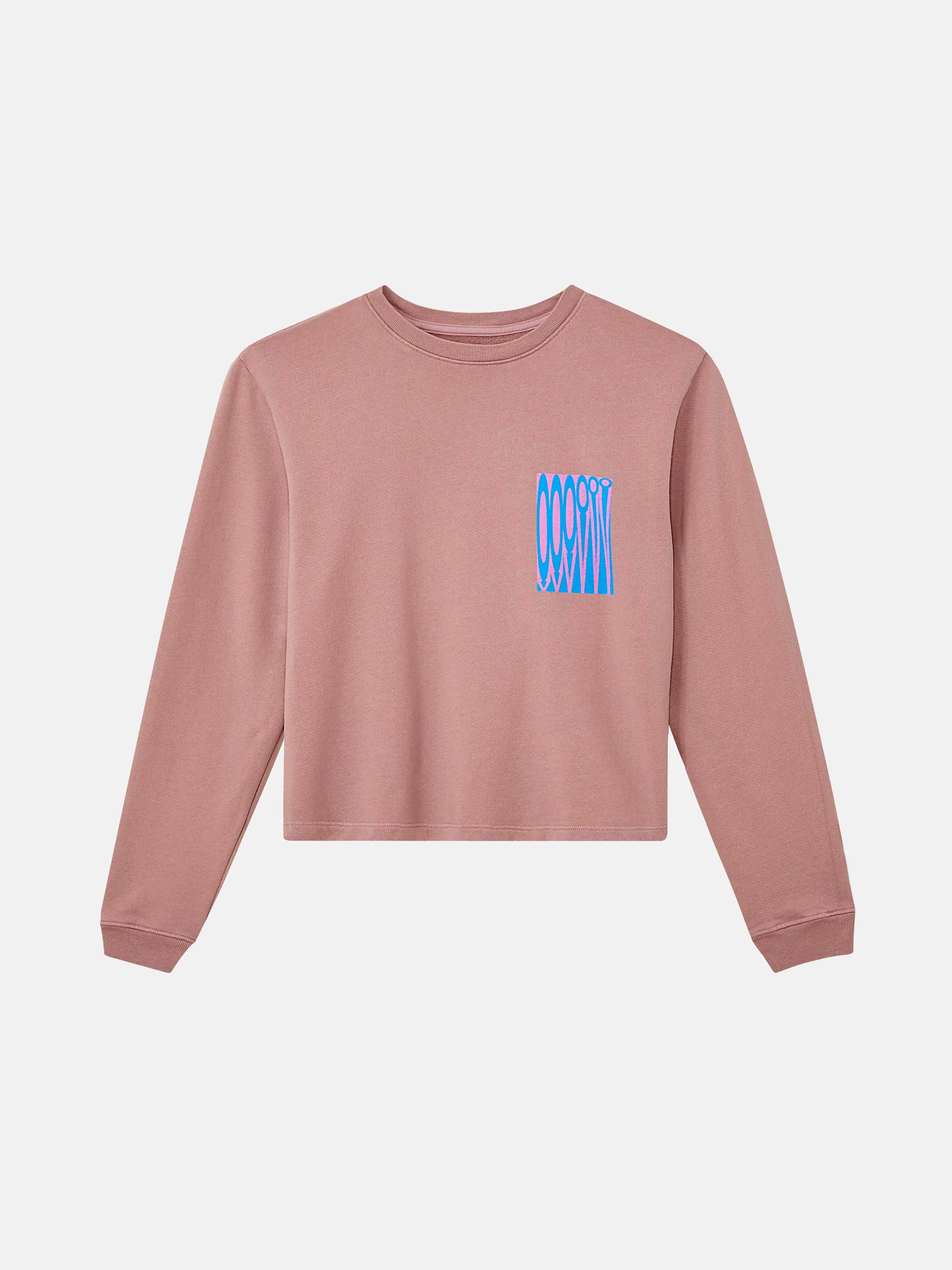 Circle Logo Cropped Sweatshirt