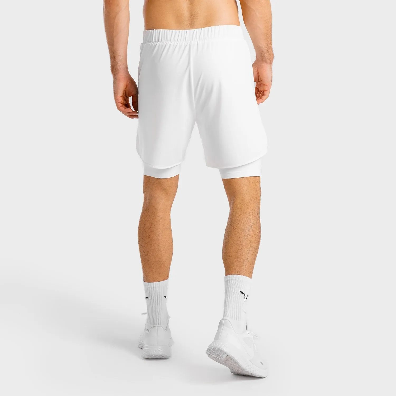 Core Mesh 2-in-1 Shorts - White