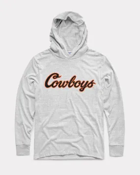 Cowboys Script Ash Lightweight Hoodie