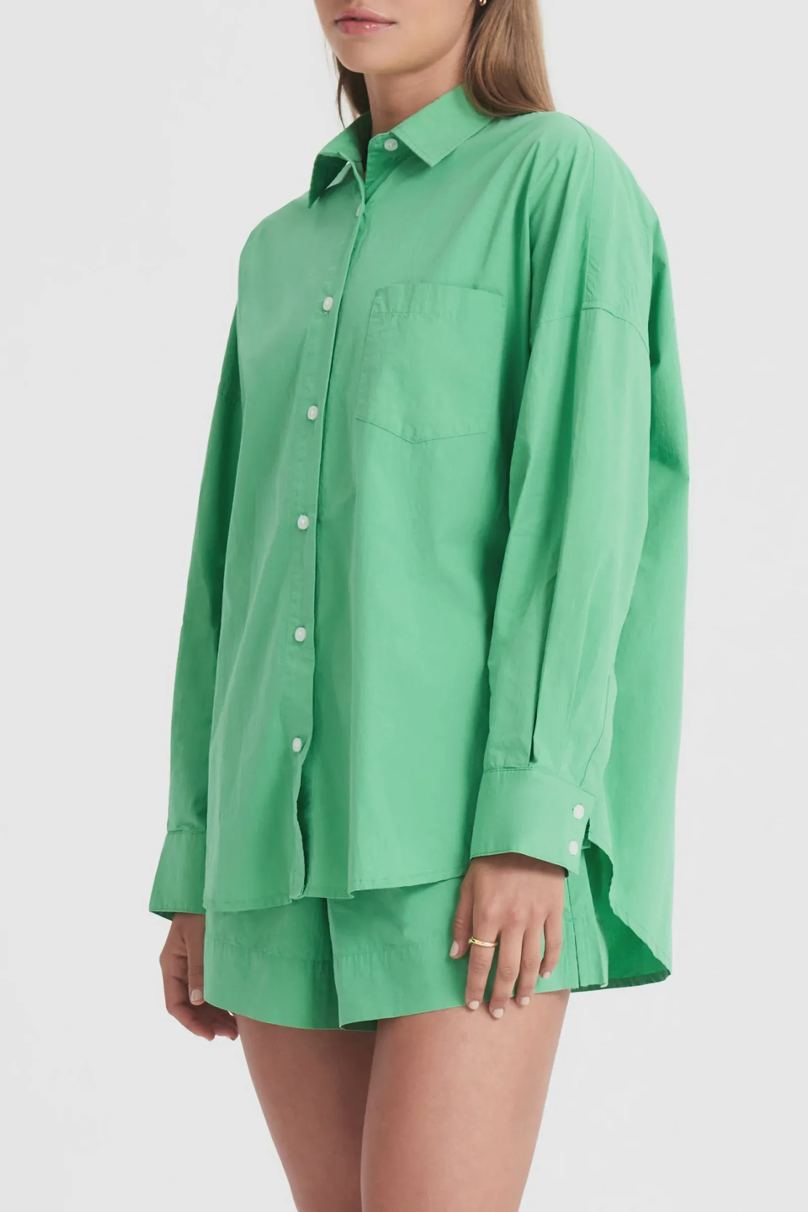 Cruz Poplin Shirt Palm