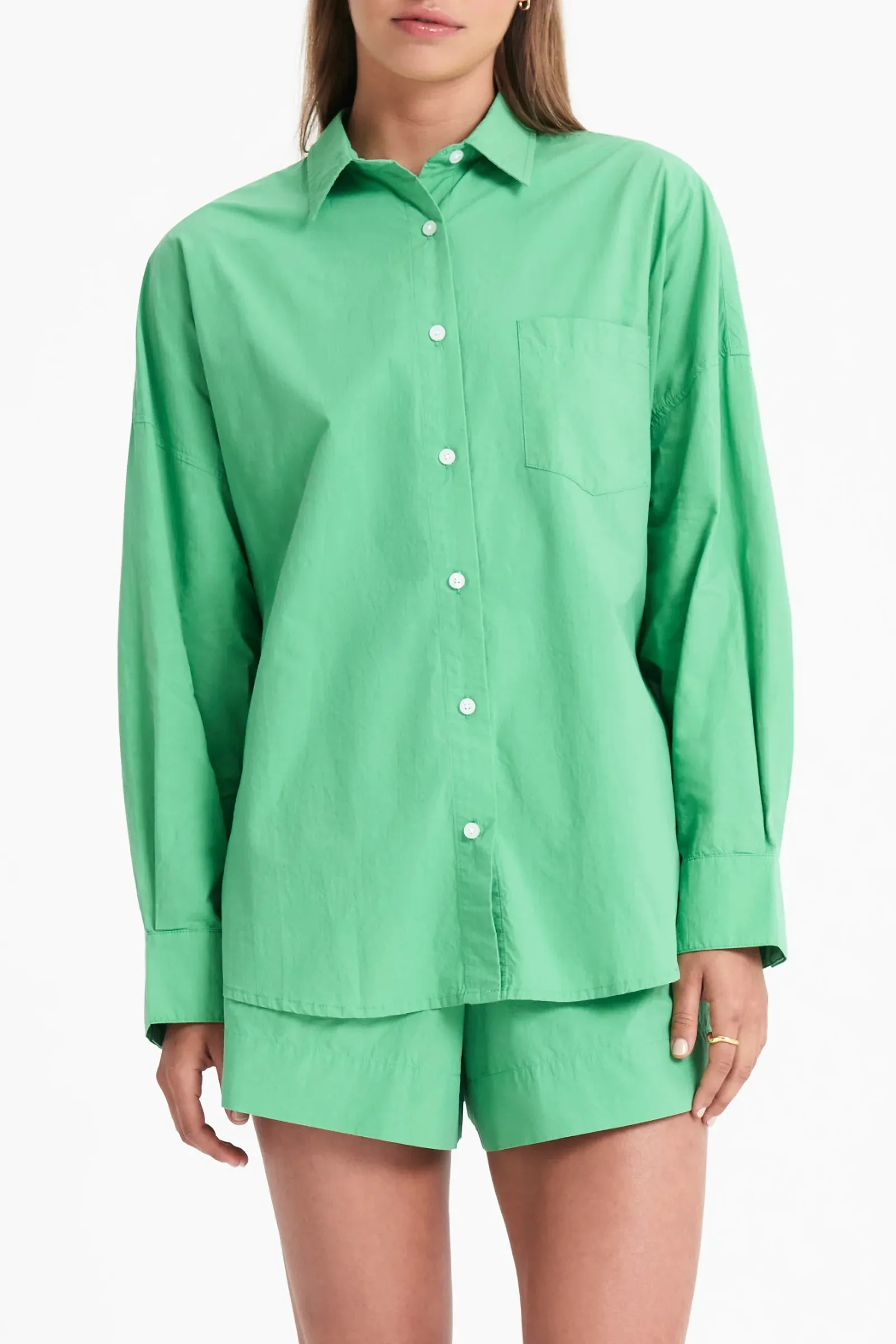 Cruz Poplin Shirt Palm