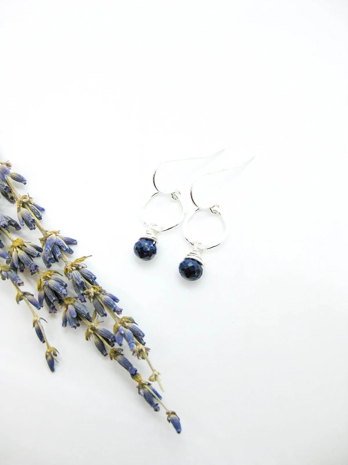 Daisy: Lapis Earrings - e730