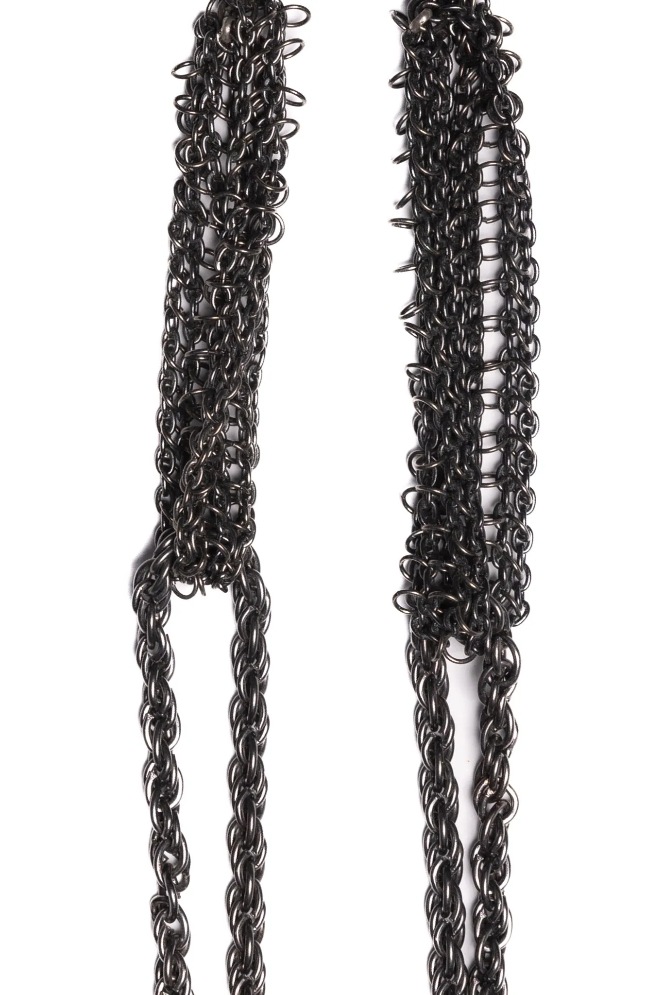 DUO LOOP CHAIN EARRINGS