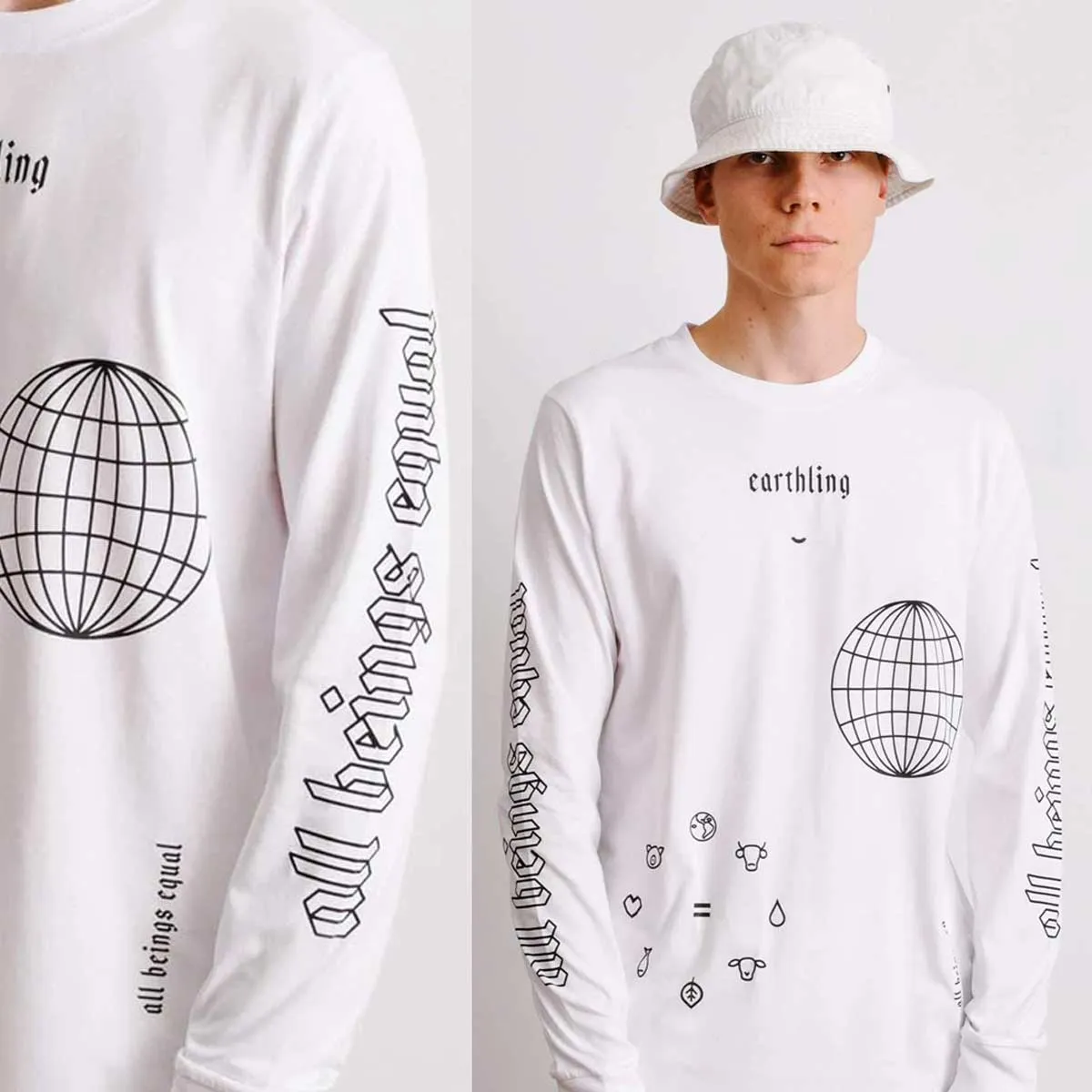 Earthling Long Sleeve - White