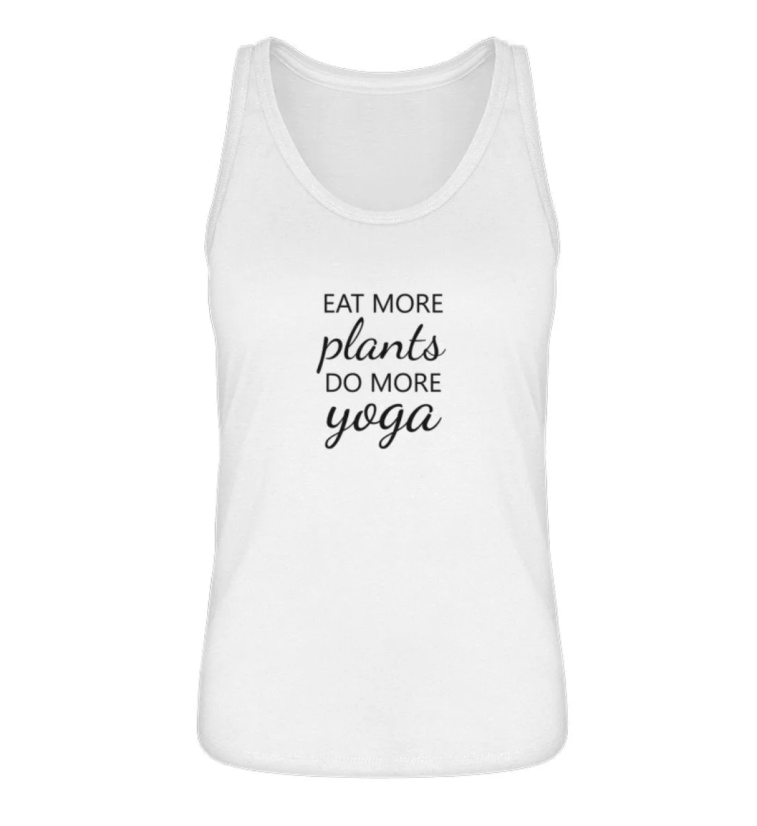 Eat more plants do more yoga 100% Bio Tank Top