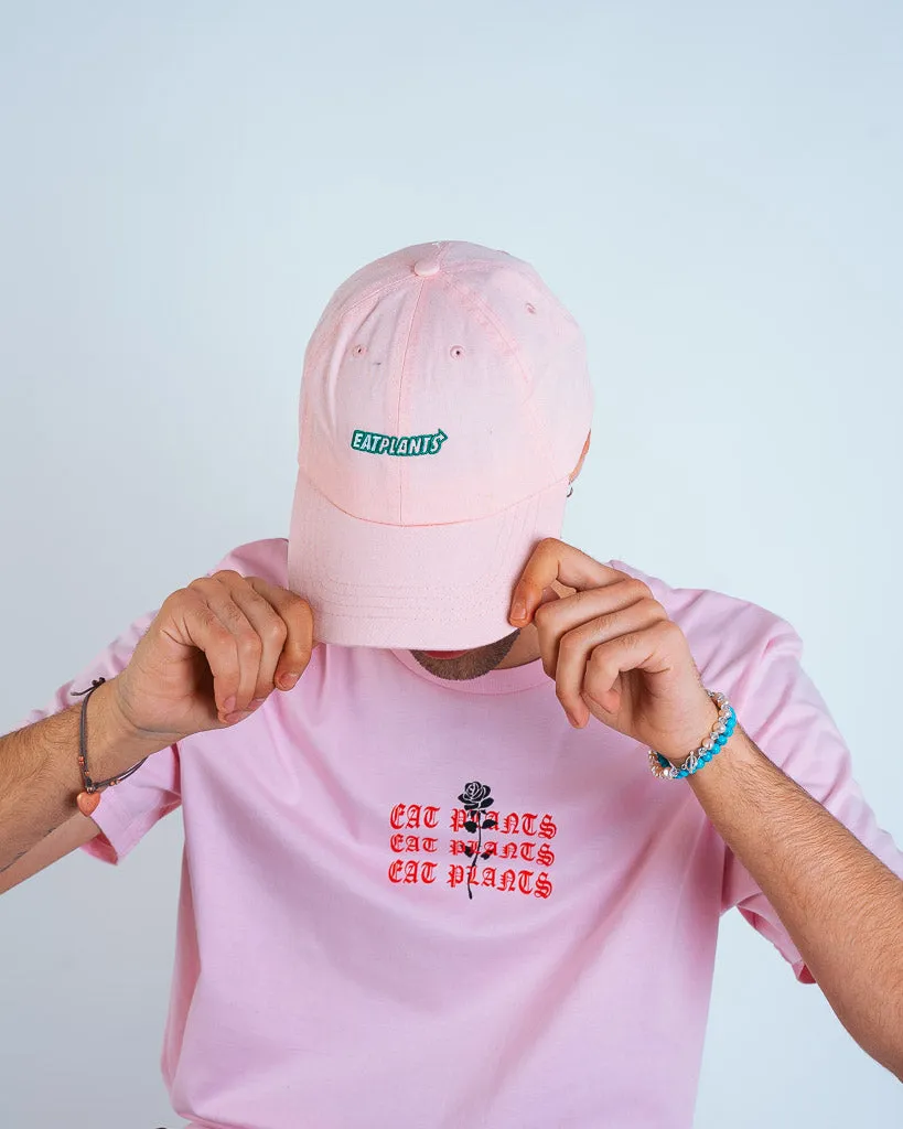 Eat Plants Hat - Pastel Pink