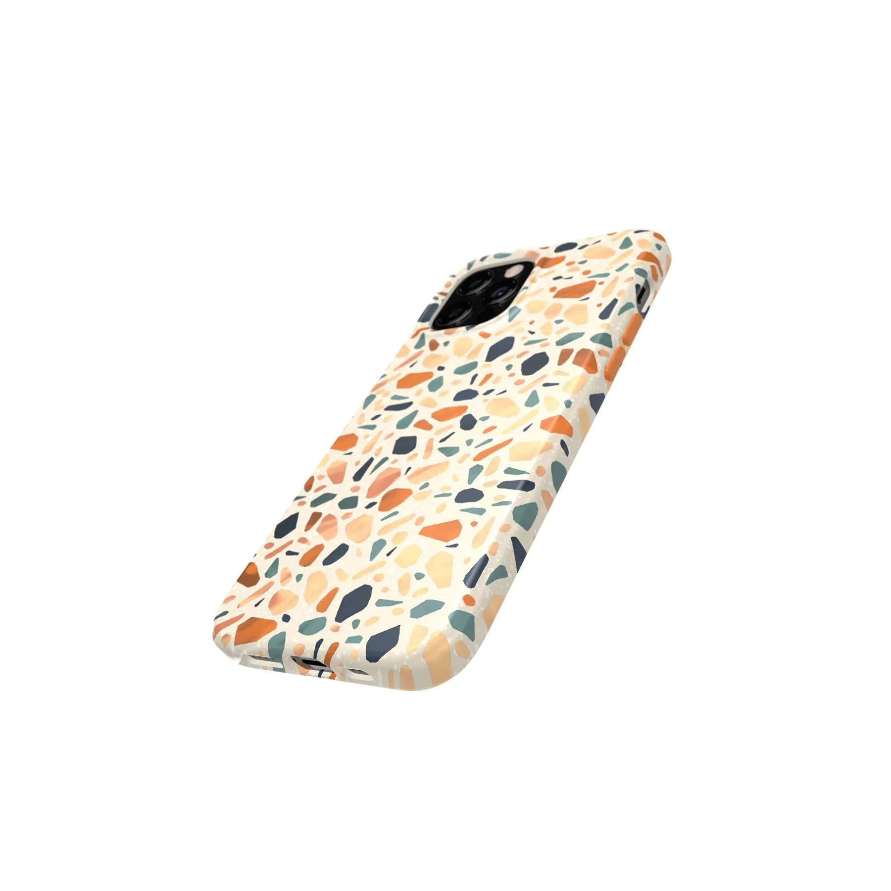 Eco Art - Apple iPhone 12/12 Pro Case - Terazzo Orange