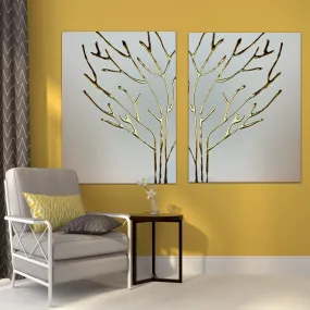 Elegant Gold-Leaf Branch